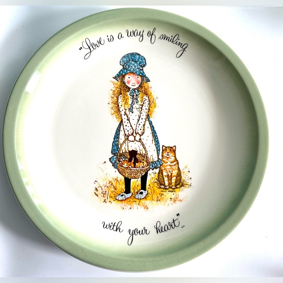 Vintage Holly Hobbie 1972 Collector’s Edition American Greeting Plate - Picture 4 of 6